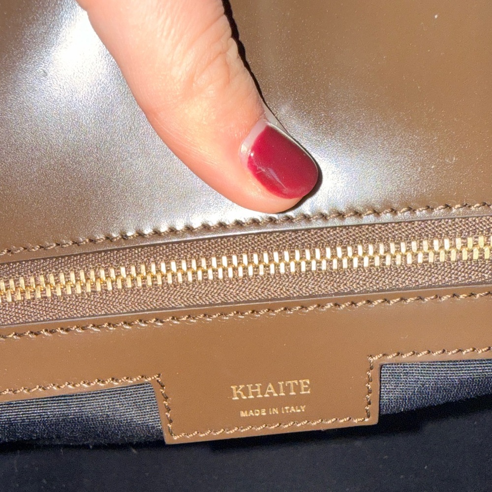 KHAITE Small Ada Hobo Bag in Dark Brown - Picture 10 of 10
